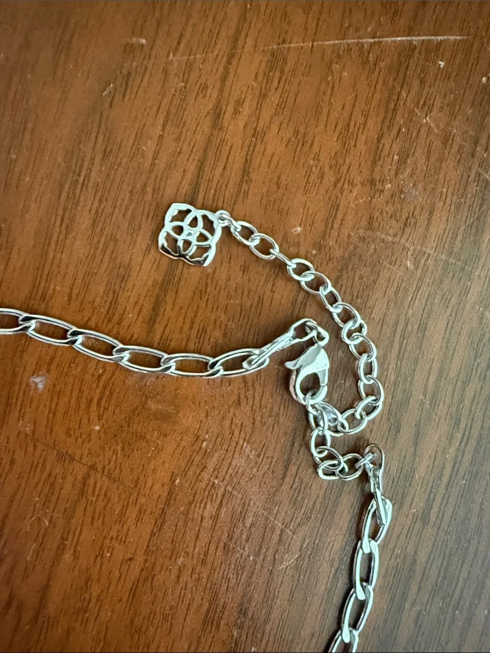 Silver Link Chain Necklace - Women's Fashion Jewelry (Kendra Scott)